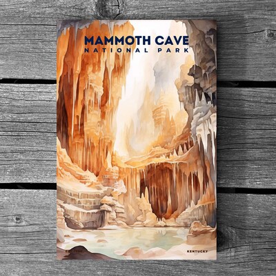 Mammoth Cave National Park Poster, Travel Art, Office Poster, Home Decor | S8 - image3